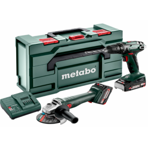 Metabo COMBO SET 2.4.3 18V, aku stroje v sadě, Metabox 165...