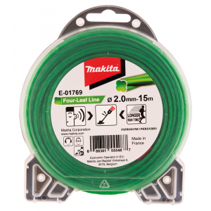 Makita E-01769 struna nylonová 2,0mm, zelená, 15m, speciální...
