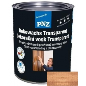 PNZ Dekorační vosk transparent nussbaum / ořech 0,75...