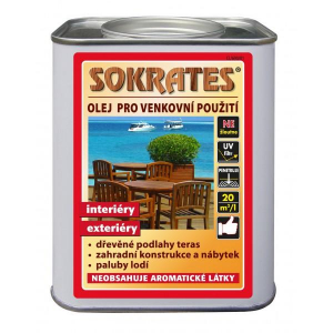 SOKRATES Olej pro venkovní použití Čirý 2 lt