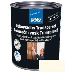 PNZ Dekorační vosk transparent weiß / bílá 2,5 l