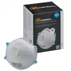Gebol respirátor Comfort FFP2 / ventil / 10ks