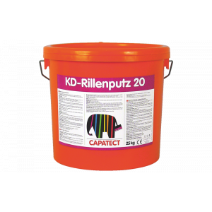 Caparol Capatect KD Rillenputz 20 24.3 kg | Transparentní