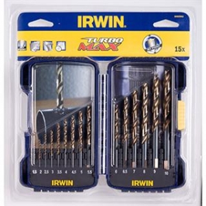 IRWIN HSS TURBOMAX 19-dílná sada vrtáků 1.0-10.0 mm...