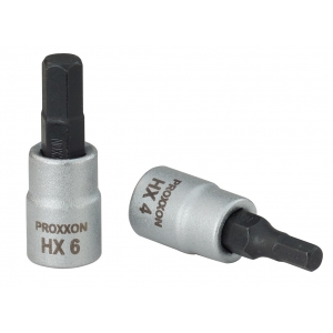 PROXXON 23745 Hlavice 1/4&quot; zástrč. HX 4 mm