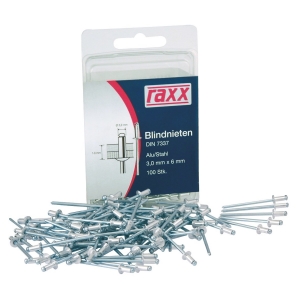RAXX 1178459 slepé nýty ocel 4,0x6mm [ GA-SS 4.0X6...