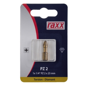RAXX 1237209 bit Diamant PZ 2x25mm  [ 73617 ]