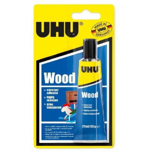 UHU Wood 250 g Rychleschnoucí lepidlo na dřevo s vysokou...