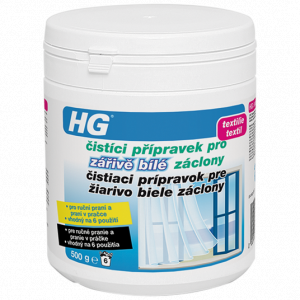 HG čisticí přípravek pro zářivě bílé záclony 500 g
