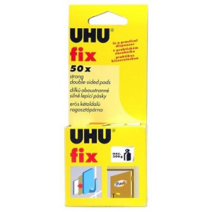 UHU fix / 50ks blistr, oboustranná silně lepící páska