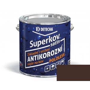 Detecha SUPERKOV SATIN 2,5kg hnědý (čokoláda) RAL 8017