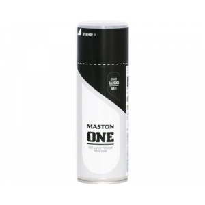 Spraypaint ONE - Matt black RAL9005 400ml vysoce kvalitní...