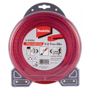 Makita E-01834 struna nylonová 2,7mm, červená, 30m,...