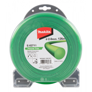 Makita E-02711 struna nylonová 2,0mm, 126m, zelená,...