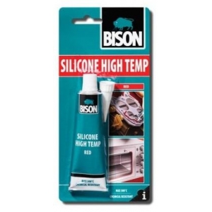 Bison Silicone High Temp Red 60ml tuba - Vysokoteplotní...