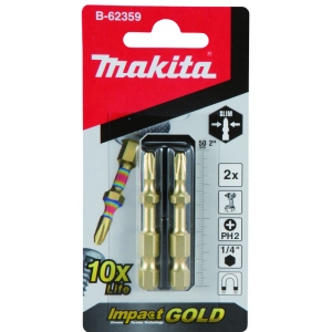 Makita B-62359 Impact GOLD super slim torsní bit PH2-50mm...