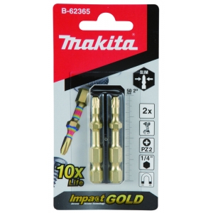 Makita B-62365 Impact GOLD super slim torsní bit PZ2-50mm...