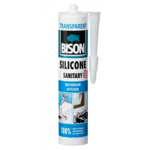 Bison Silicone Sanitary Transparent/bezbarvý 280ml...