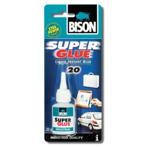 Bison Super Glue Industry 20ml blistr - Sekundové lepidlo...