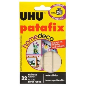 UHU patafix homedeco 32 ks Pevné lepicí polštářky odstranitelné...