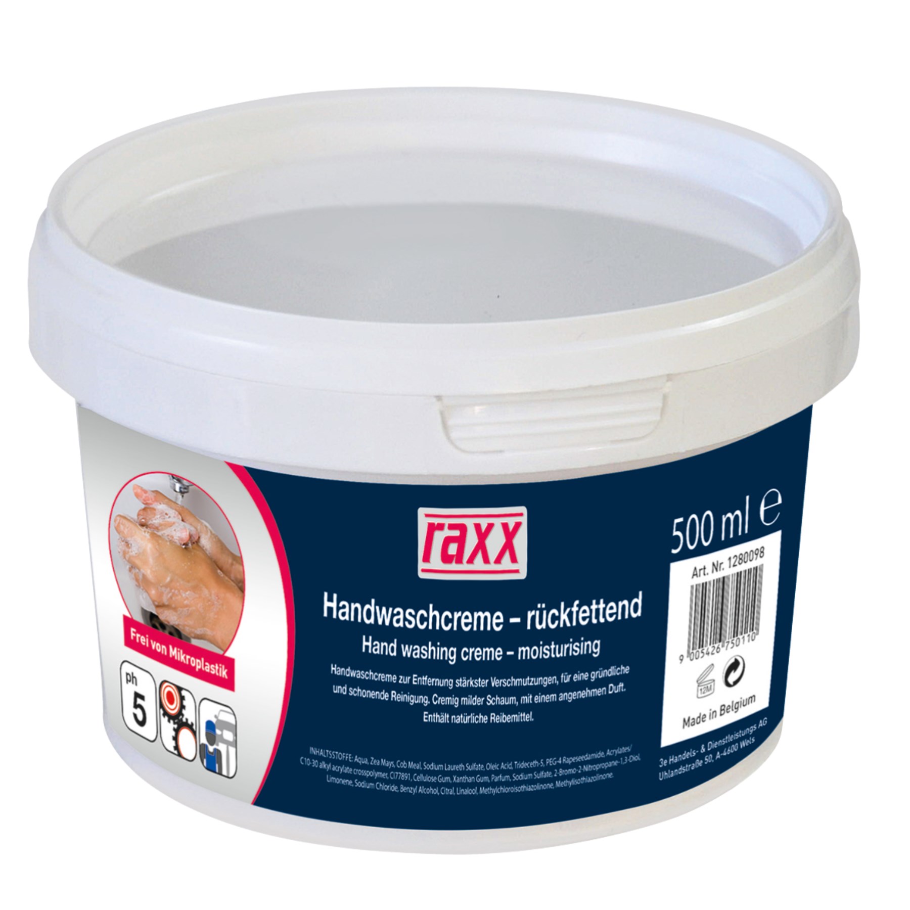 RAXX 1280098 ruční mycí pasta 500ml s přírodním abrazivem [ 50101-0053E ]