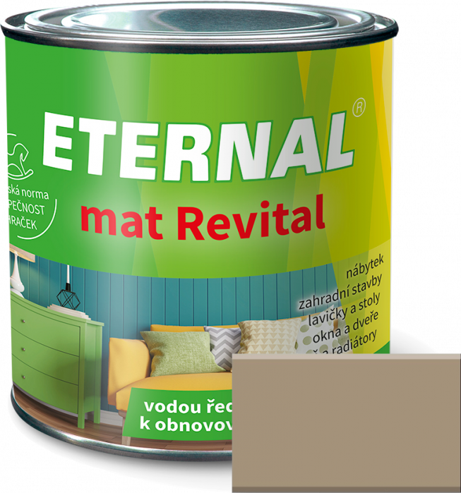 AUSTIS ETERNAL mat Revital 0,35 kg šedobéžová RAL 1019