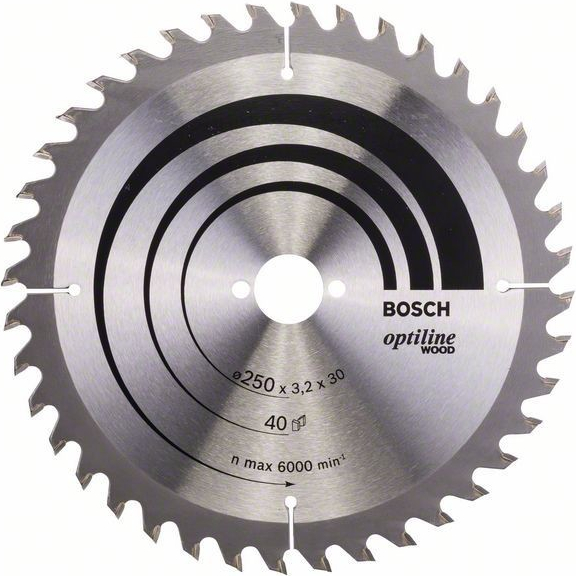 2608640613 Pilový kotouč Bosch 190 x 20 mm 2,6/1,6 Optiline wood