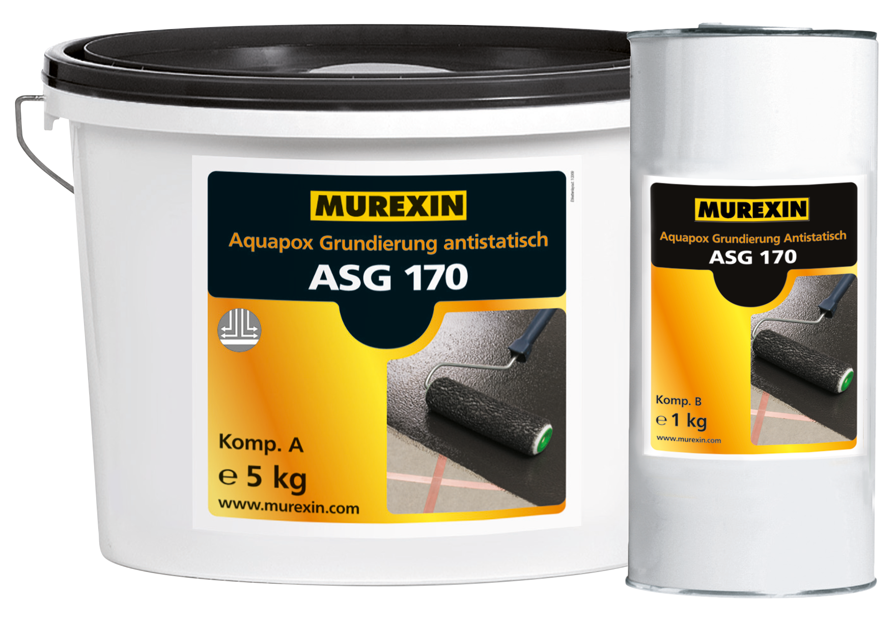 Murexin Epoxidový antistatický základní nátěr Aquapox ASG 170 sada 6 kg