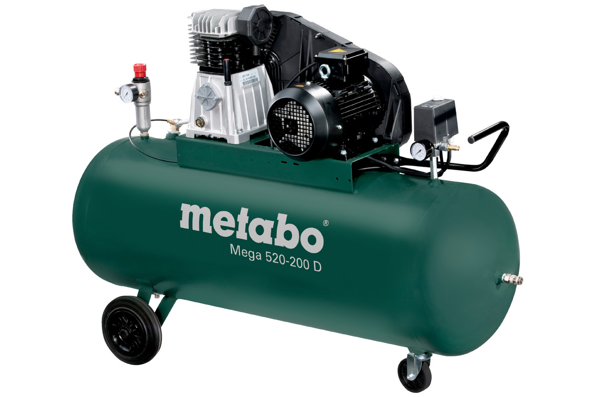 METABO Mega 520-200 D Kompresor olejový