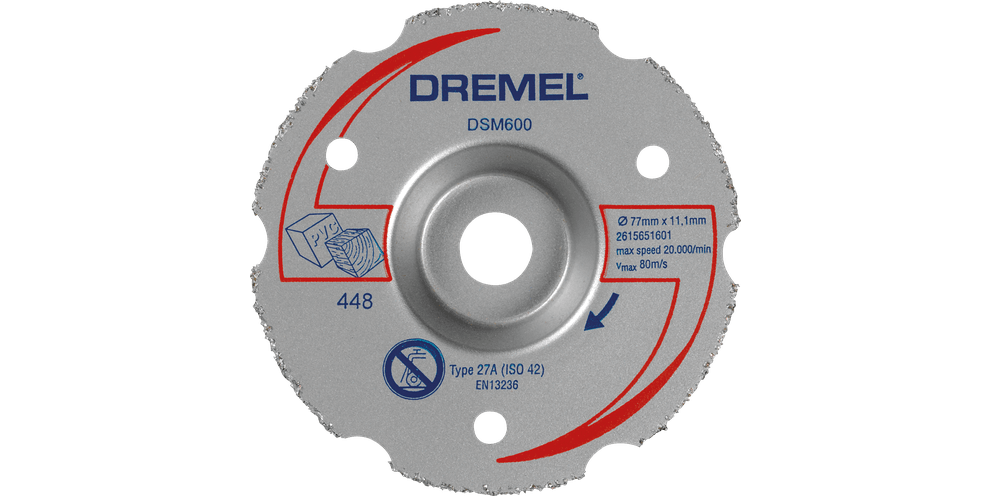 DREMEL ® DSM600 víceúčelový kotouč - zapichovací řezy
