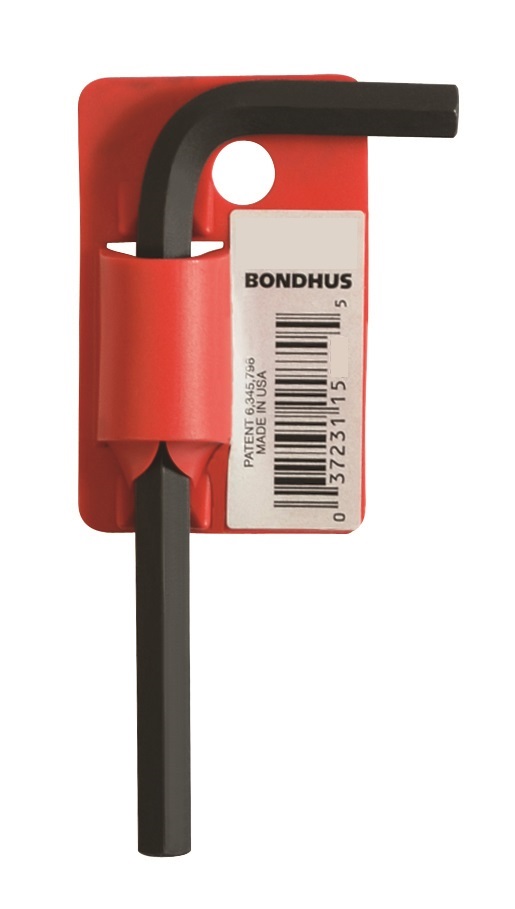 Bondhus L-klíč na kartě 1,27mm hex krátký