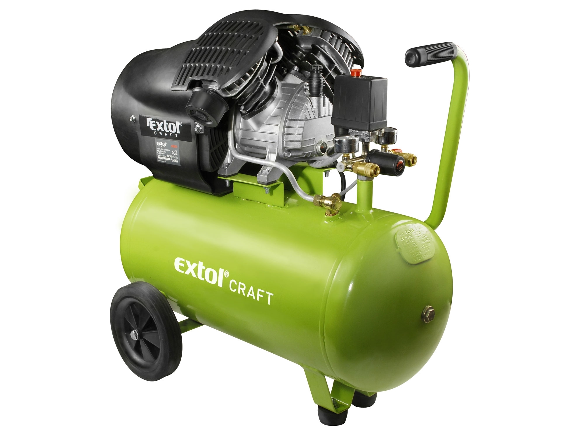 EXTOL Kompresor olejový, 2200W, 50l, CRAFT, 418211