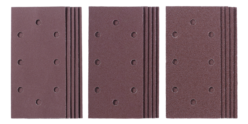 Einhell Sada brusných papírů k vibrační brusce, 15ks, 187x93mm
