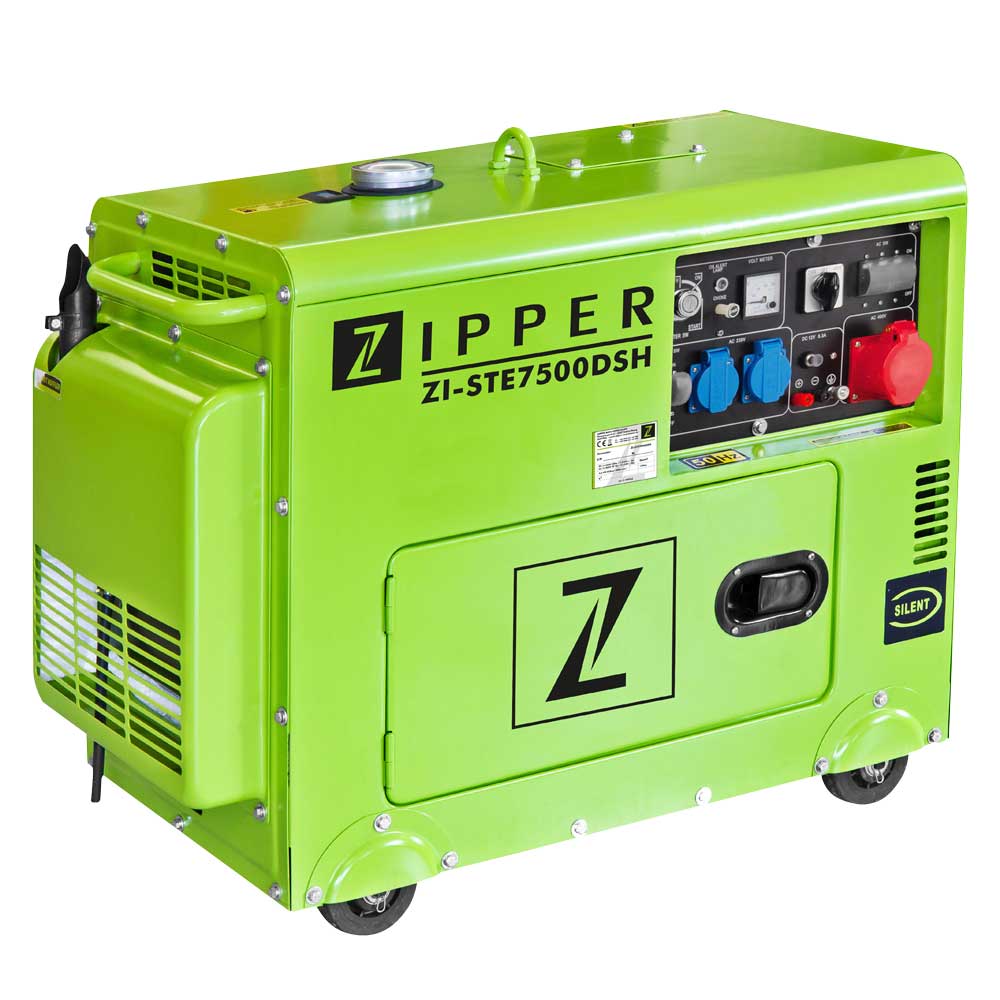 Zipper ZI-STE7500DSH Generátor elektřiny 7,5kW 2x230V/50Hz, 1x400V/50Hz