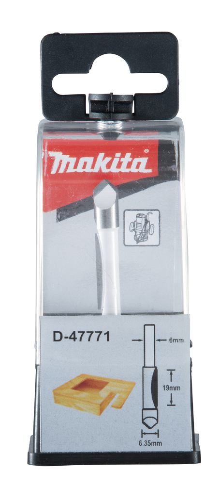 Makita D-47771 Drážkovací fréza stopka 6 mm,6,35x19x65 mm