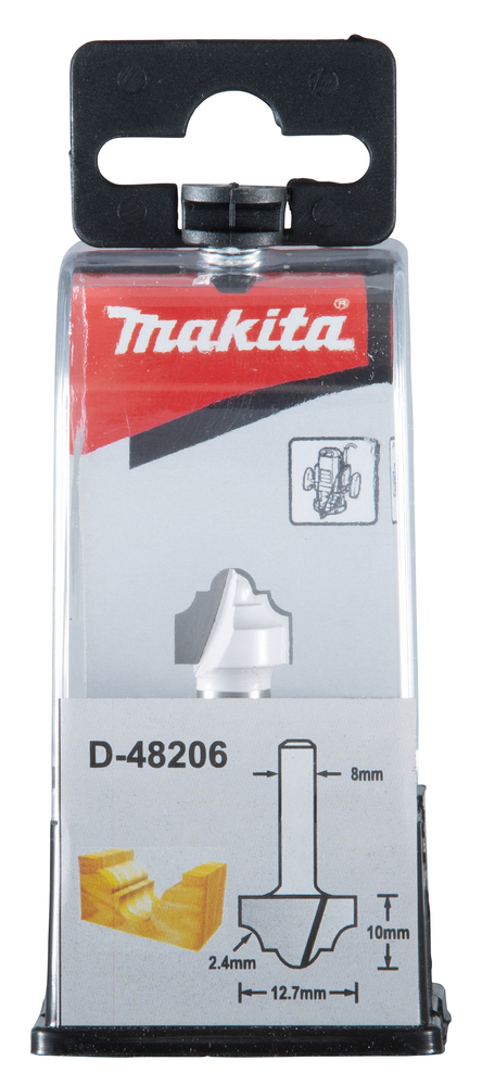Makita D-48206 Profilová fréza stopka 8 mm,12,7x10x42 mm