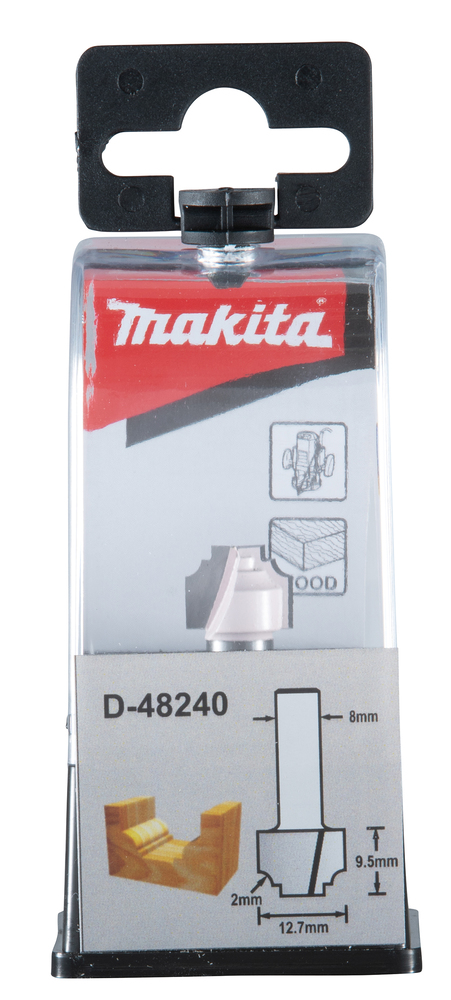 Makita D-48240 Profilová fréza stopka 8 mm,12,7x9,5x41,5 mm