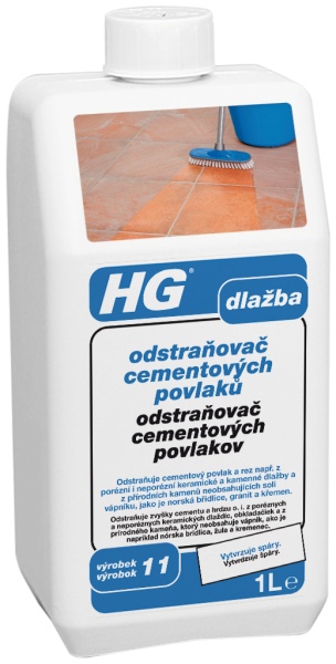 HG odstraňovač cementových povlaků 1 l