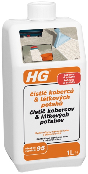 HG čistič koberců a látkových potahů 1 l