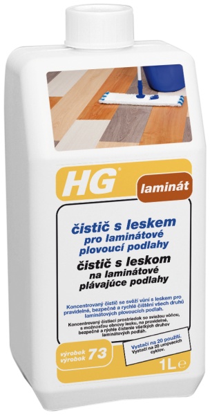 HG čistič s leskem pro laminátové plovoucí podlahy 1 l