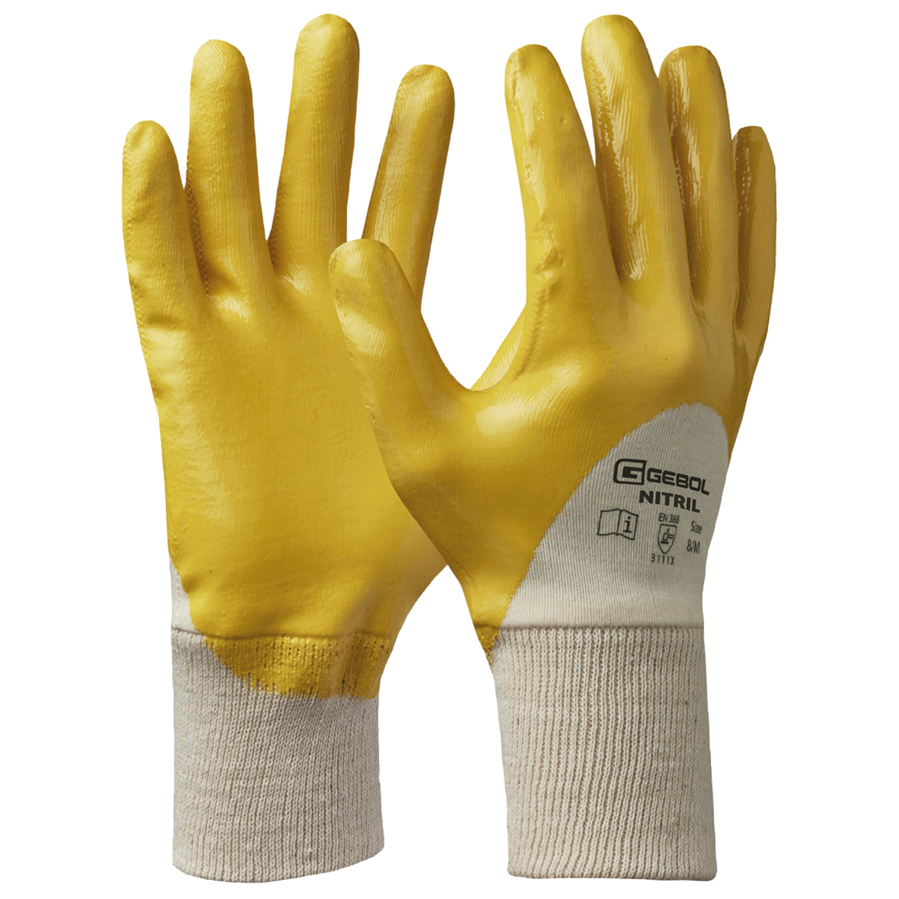 GEBOL 709514 pracovní rukavice vel.11 Nitril žlutá