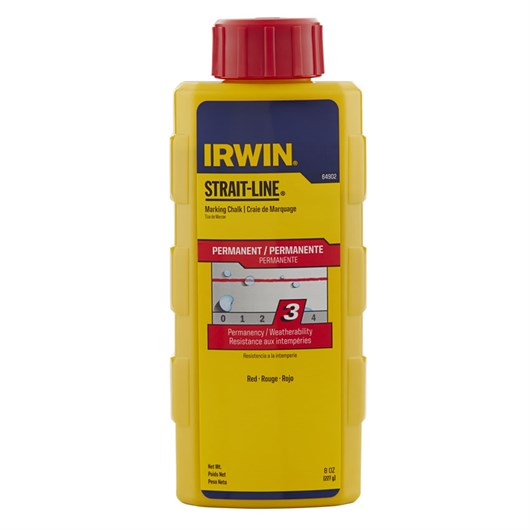 IRWIN červená křída Permanent pro venkovní použití až 2 měsíce 227 g 64902