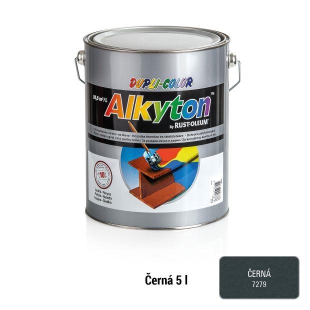 RUST-OLEUM ALKYTON kladívková barva černá 5l