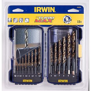 IRWIN HSS TURBOMAX 19-dílná sada vrtáků 1.0-10.0 mm 10502233