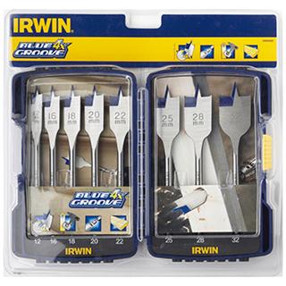 IRWIN 6-dílná sada plochých vrtáků BG 4x - 10, 13, 16, 19, 22, 25 mm v pouzdru z měkkého plastu 10502826