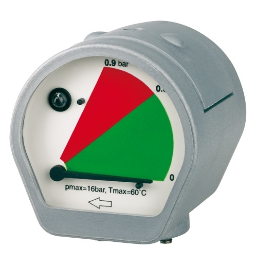 Aircraft® Manometr rozdílu tlaku MDM 60 E s LED alarmem