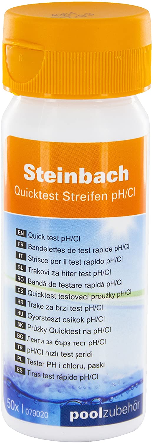 Steinbach testovací proužky pH a chloru 50 ks