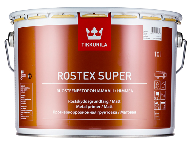 Tikkurila ROSTEX SUPER IRONOXIDE RED 3 L
