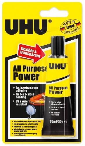 UHU All Purpose Power 33 ml Univerzální čiré lepidlo s vysokou pevnost