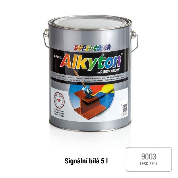 RUST-OLEUM ALKYTON RAL9003 lesk 5l